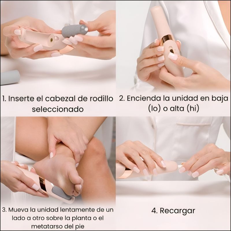 Lima De Pies Eléctrica Profesional Para Eliminar Callosidades Y Piel Muerta