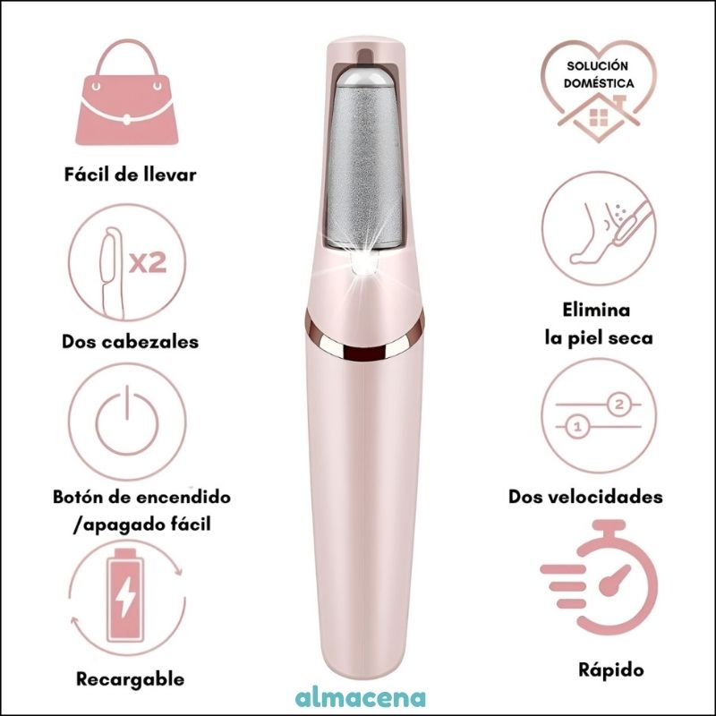 Lima De Pies Eléctrica Profesional Para Eliminar Callosidades Y Piel Muerta