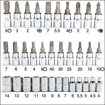 Set de Herramientas Práctico, Completo y Portátil ( 46 Piezas )