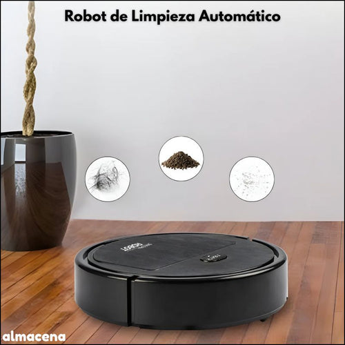 Robot de Limpieza Automático con Barrido, Aspirado y Trapeado