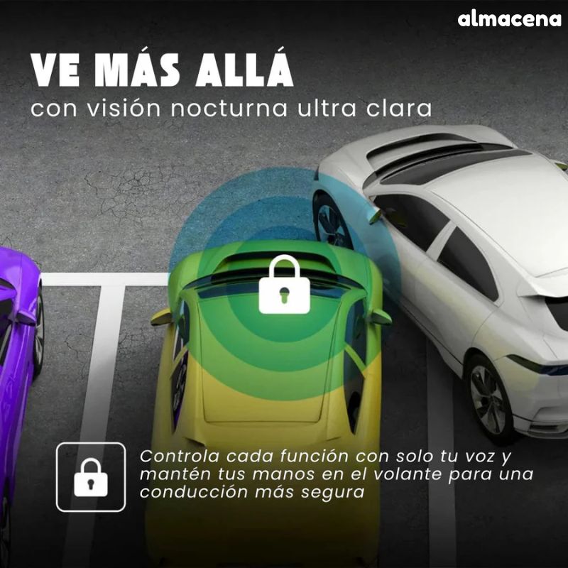 Espejo Retrovisor con Doble Cámara