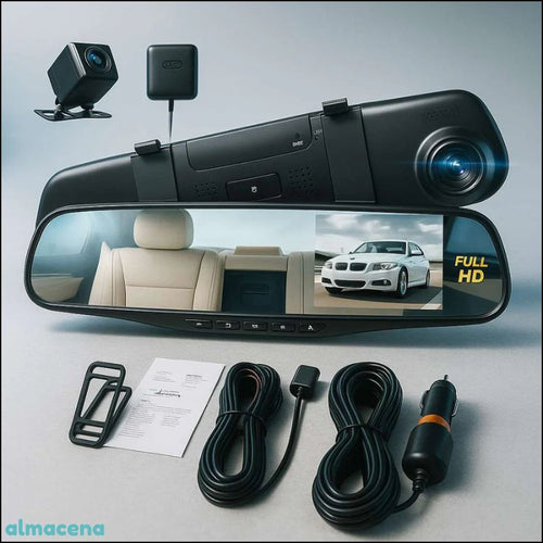 Espejo Retrovisor con Doble Cámara