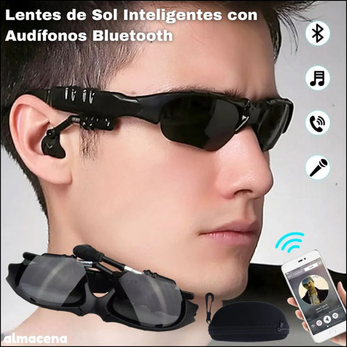 Lentes de Sol Inteligentes con Audífonos Bluetooth