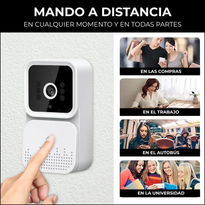 Timbre Inteligente con Cámara — Tu Seguridad y Tranquilidad en Casa