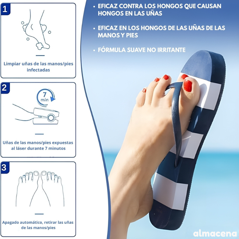 Dispositivo Láser Para Uñas Para Tratar Tus Uñas En Solo 7 Minutos Al Día