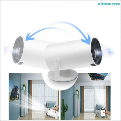 Proyector Inteligente Con Brillo 4k Y Cine En Casa Hd Con Wi-fi Dual