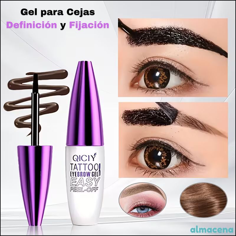 Gel para Cejas Definición, Fijación y Remoción Suave