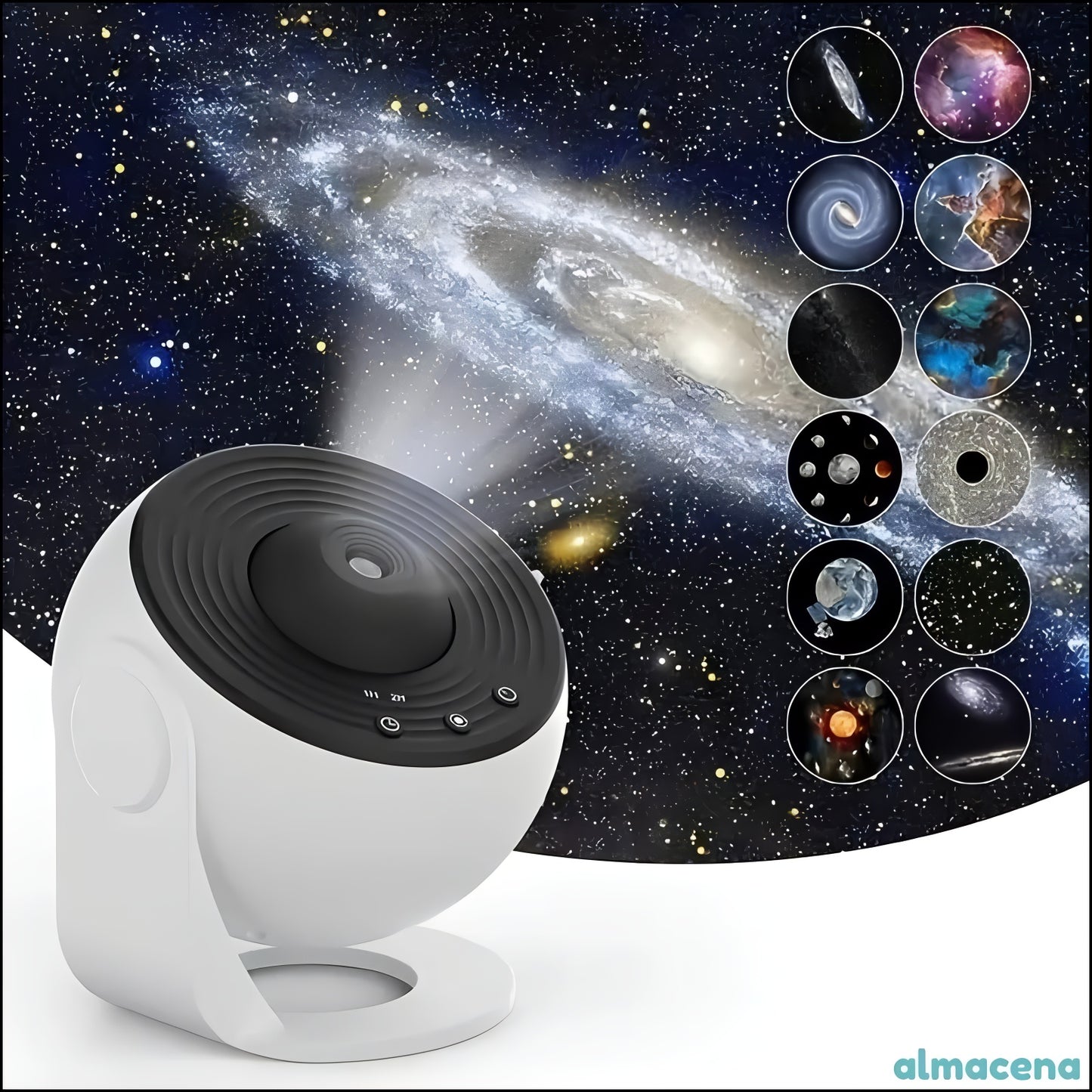 Proyector de Estrellas Inteligente 12-en-1 | Cielo Galáctico Realista
