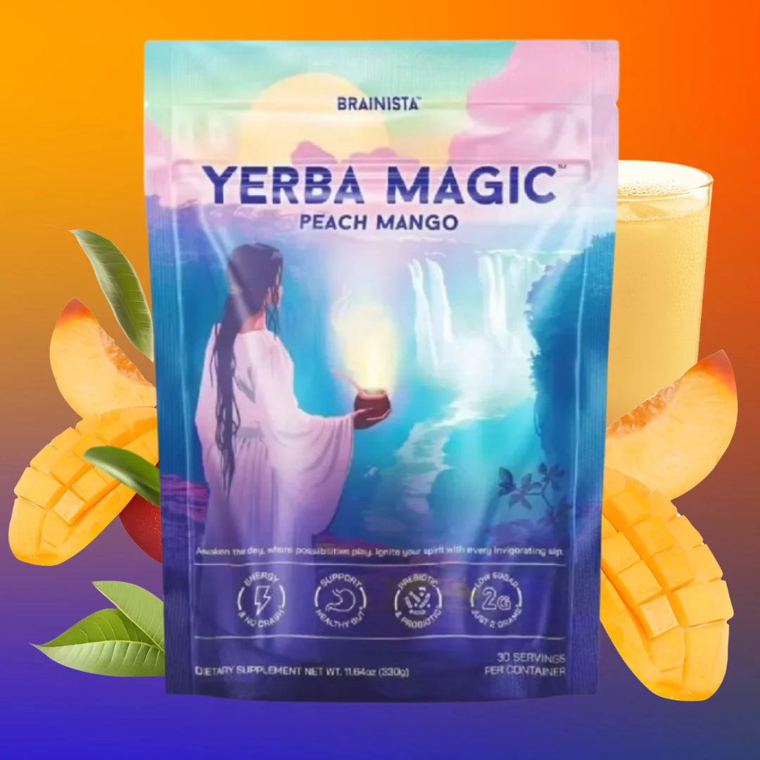 Yerba Magic Peach Mango™ – Energía natural con el mejor sabor